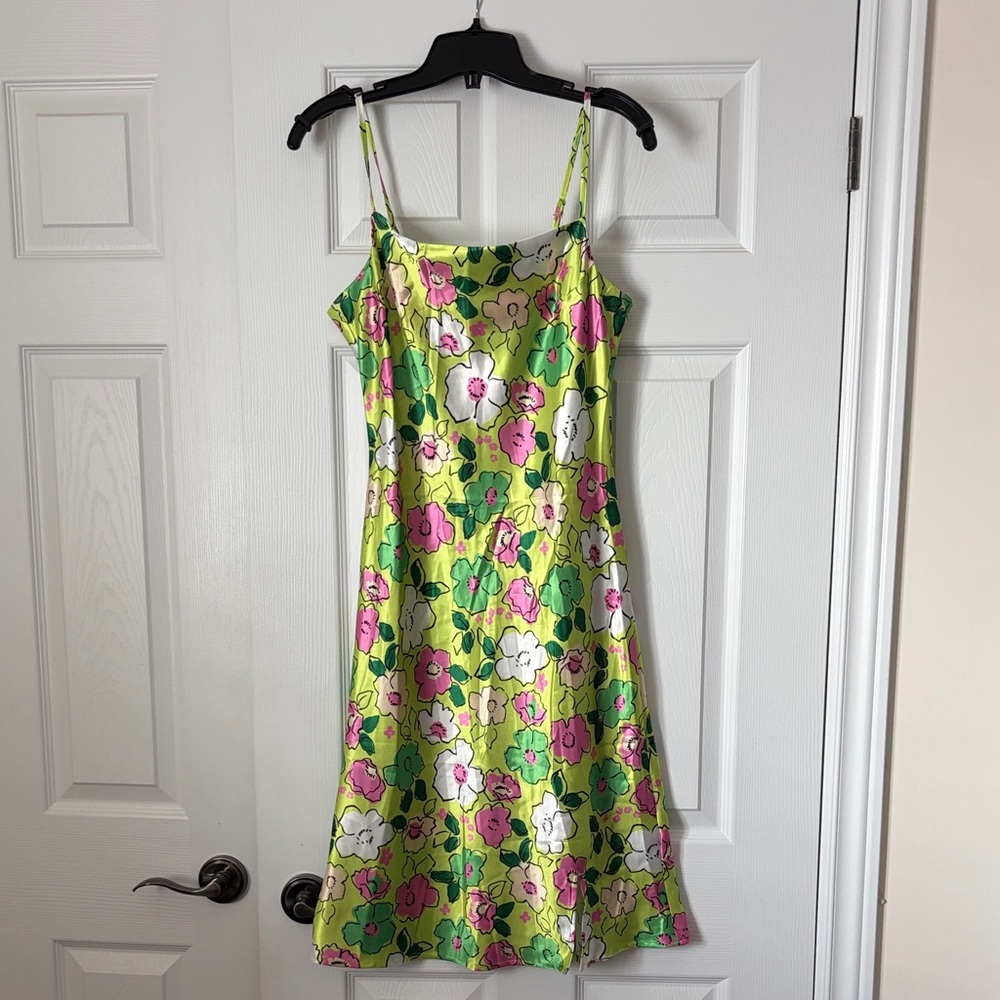 Floral Spaghetti Strap Dress